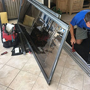 sliding glass door frame repair Immokalee